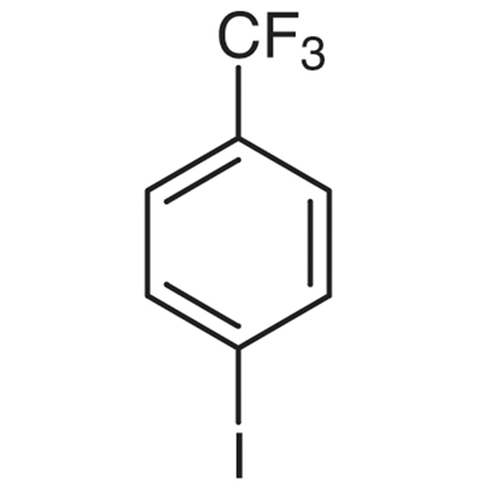 4-Iodobenzotrifluoride (stabilized with Copper chip) Chemical Structure of 4-Iodobenzotrifluoride (stabilized with Copper chip)