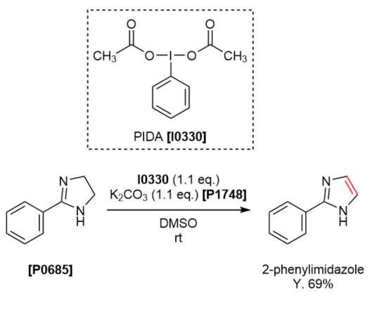 TCI Practical Example: Oxidation Reaction of Heterocycles Using Iodobenzene Diacetate