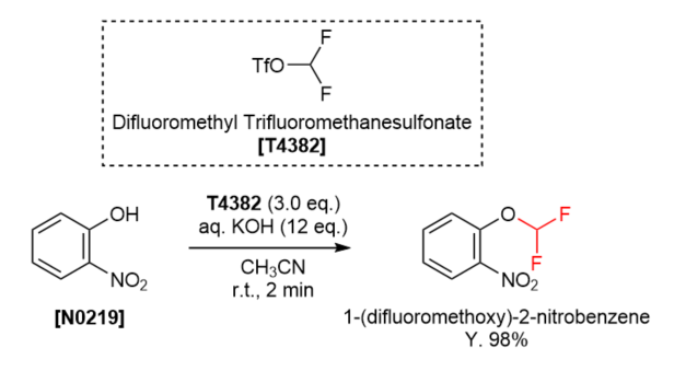 TCI Practical Example: Difluoromethoxylation of Aromatic Alcohols Using a Novel Difluoromethoxylating Agent