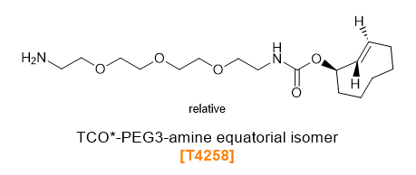 TCO*-PEG3-amine equatorial isomer