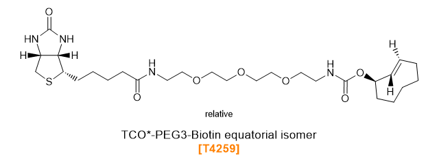 TCO*-PEG3-Biotin equatorial isomer