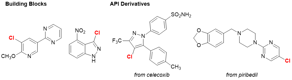 Examples of Chlorination with N-Acetoxy-N-chloro-4-nitrobenzamide