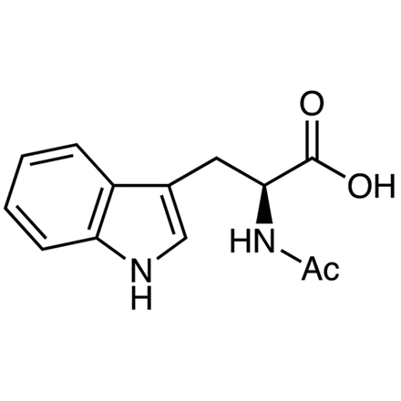 N-Acetyl-L-tryptophan Chemical Structure of N-Acetyl-L-tryptophan