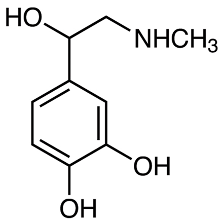 DL-Adrenaline Chemical Structure of DL-Adrenaline
