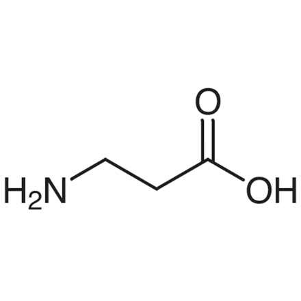 beta-Alanine Chemical Structure of beta-Alanine