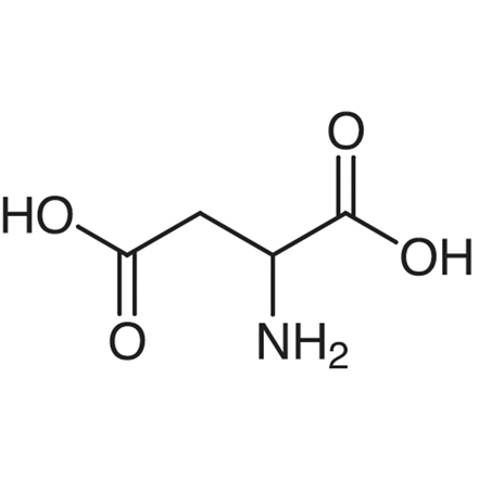 DL-Aspartic Acid Chemical Structure of DL-Aspartic Acid