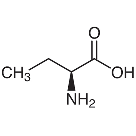 (S)-(+)-2-Aminobutyric Acid Chemical Structure of (S)-(+)-2-Aminobutyric Acid