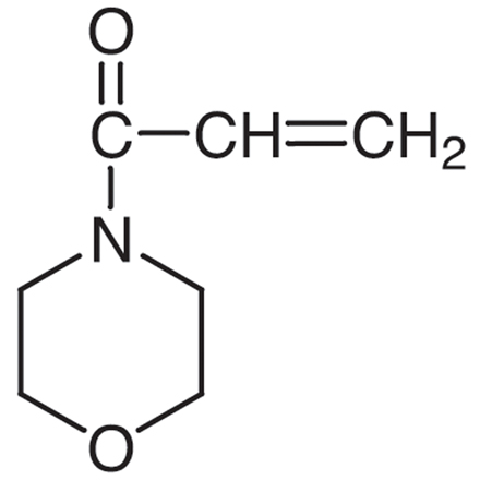 4-Acryloylmorpholine (stabilized with MEHQ) Chemical Structure of 4-Acryloylmorpholine (stabilized with MEHQ)