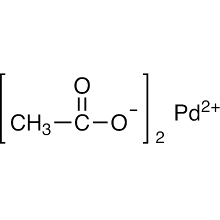 Palladium(II) Acetate Chemical Structure of Palladium(II) Acetate
