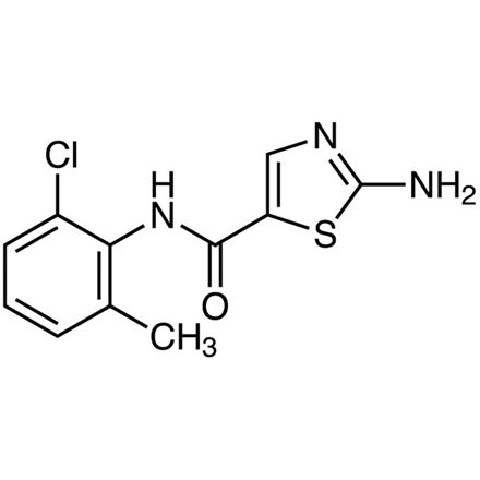 2-Amino-N-(2-chloro-6-methylphenyl)thiazole-5-carboxamide Chemical Structure of 2-Amino-N-(2-chloro-6-methylphenyl)thiazole-5-carboxamide