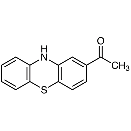 2-Acetylphenothiazine Chemical Structure of 2-Acetylphenothiazine