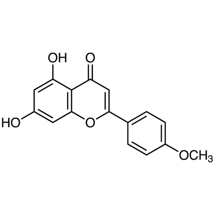 Acacetin Chemical Structure of Acacetin