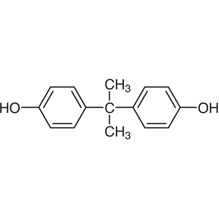 2,2-Bis(4-hydroxyphenyl)propane Chemical Structure of 2,2-Bis(4-hydroxyphenyl)propane