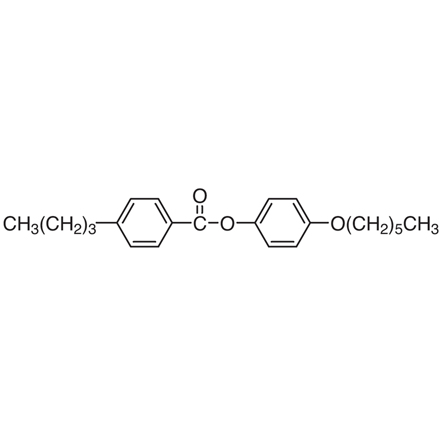 4-(Hexyloxy)phenyl 4-Butylbenzoate Chemical Structure of 4-(Hexyloxy)phenyl 4-Butylbenzoate