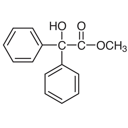 Methyl Benzilate Chemical Structure of Methyl Benzilate
