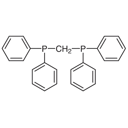 Bis(diphenylphosphino)methane Chemical Structure of Bis(diphenylphosphino)methane