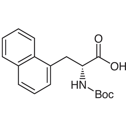 N-(tert-Butoxycarbonyl)-3-(1-naphthyl)-D-alanine Chemical Structure of N-(tert-Butoxycarbonyl)-3-(1-naphthyl)-D-alanine