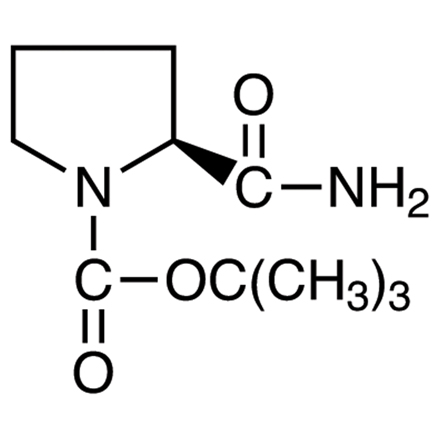 N-(tert-Butoxycarbonyl)-L-prolinamide Chemical Structure of N-(tert-Butoxycarbonyl)-L-prolinamide