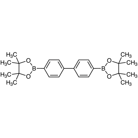 4,4'-Bis(4,4,5,5-tetramethyl-1,3,2-dioxaborolan-2-yl)biphenyl Chemical Structure of 4,4'-Bis(4,4,5,5-tetramethyl-1,3,2-dioxaborolan-2-yl)biphenyl