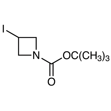 1-(tert-Butoxycarbonyl)-3-iodoazetidine Chemical Structure of 1-(tert-Butoxycarbonyl)-3-iodoazetidine