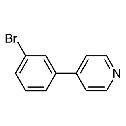 4-(3-Bromophenyl)pyridine Chemical Structure of 4-(3-Bromophenyl)pyridine
