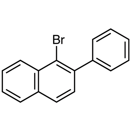 1-Bromo-2-phenylnaphthalene Chemical Structure of 1-Bromo-2-phenylnaphthalene
