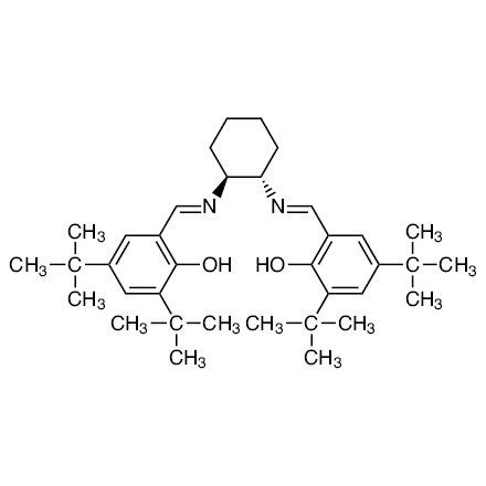 (S,S)-(+)-N,N'-Bis(3,5-di-tert-butylsalicylidene)-1,2-cyclohexanediamine Chemical Structure of (S,S)-(+)-N,N'-Bis(3,5-di-tert-butylsalicylidene)-1,2-cyclohexanediamine