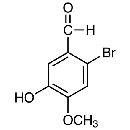 2-Bromo-5-hydroxy-4-methoxybenzaldehyde Chemical Structure of 2-Bromo-5-hydroxy-4-methoxybenzaldehyde