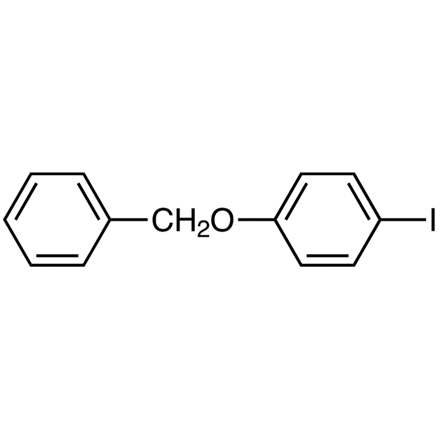 1-Benzyloxy-4-iodobenzene Chemical Structure of 1-Benzyloxy-4-iodobenzene