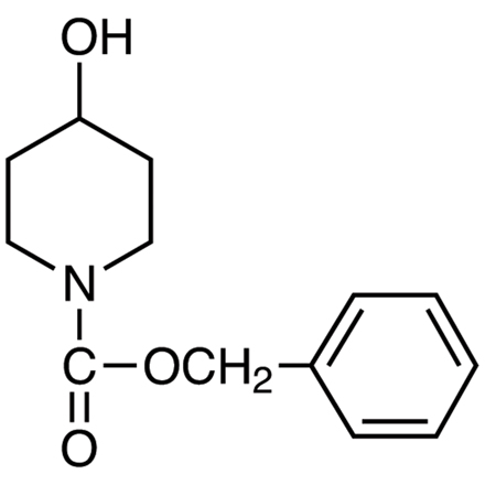 Benzyl 4-Hydroxy-1-piperidinecarboxylate Chemical Structure of Benzyl 4-Hydroxy-1-piperidinecarboxylate