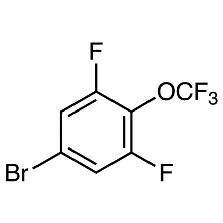 5-Bromo-1,3-difluoro-2-(trifluoromethoxy)benzene Chemical Structure of 5-Bromo-1,3-difluoro-2-(trifluoromethoxy)benzene