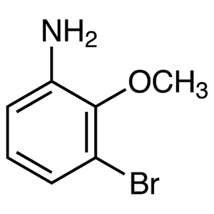 3-Bromo-2-methoxyaniline Chemical Structure of 3-Bromo-2-methoxyaniline