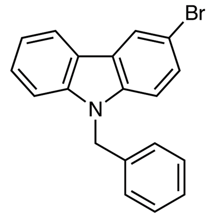 9-Benzyl-3-bromo-9H-carbazole Chemical Structure of 9-Benzyl-3-bromo-9H-carbazole