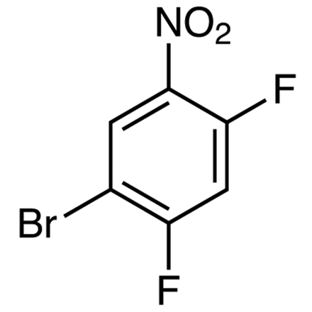 1-Bromo-2,4-difluoro-5-nitrobenzene Chemical Structure of 1-Bromo-2,4-difluoro-5-nitrobenzene