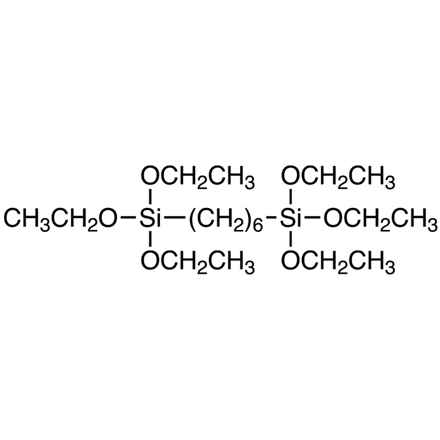 1,6-Bis(triethoxysilyl)hexane Chemical Structure of 1,6-Bis(triethoxysilyl)hexane