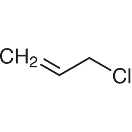 Allyl Chloride Chemical Structure of Allyl Chloride