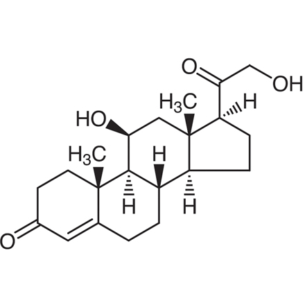 Corticosterone Chemical Structure of Corticosterone