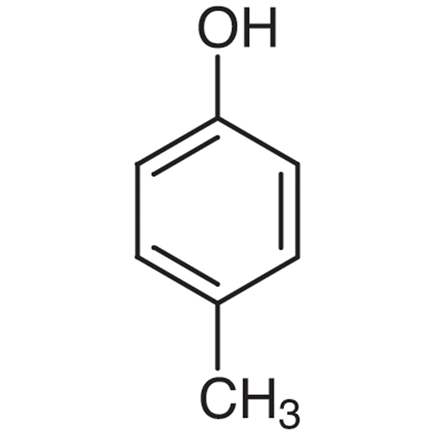 p-Cresol Chemical Structure of p-Cresol