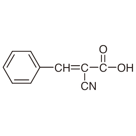 alpha-Cyanocinnamic Acid Chemical Structure of alpha-Cyanocinnamic Acid