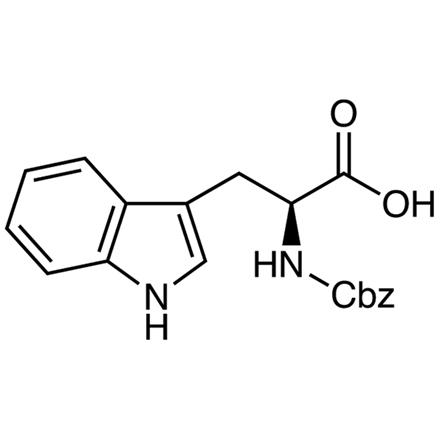 N-Carbobenzoxy-L-tryptophan Chemical Structure of N-Carbobenzoxy-L-tryptophan