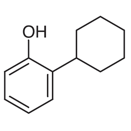 2-Cyclohexylphenol Chemical Structure of 2-Cyclohexylphenol