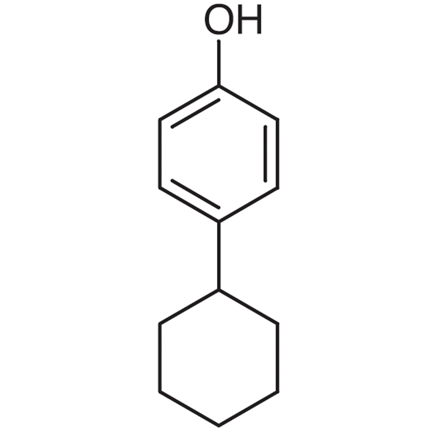 4-Cyclohexylphenol Chemical Structure of 4-Cyclohexylphenol