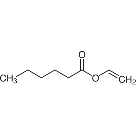 Vinyl Hexanoate (stabilized with MEHQ) Chemical Structure of Vinyl Hexanoate (stabilized with MEHQ)