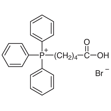 4-(Carboxybutyl)triphenylphosphonium Bromide Chemical Structure of 4-(Carboxybutyl)triphenylphosphonium Bromide
