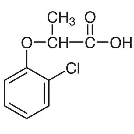 2-(2-Chlorophenoxy)propionic Acid Chemical Structure of 2-(2-Chlorophenoxy)propionic Acid