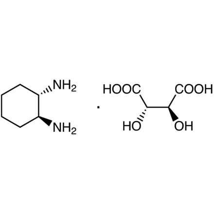 (1S,2S)-(-)-1,2-Cyclohexanediamine D-Tartrate Chemical Structure of (1S,2S)-(-)-1,2-Cyclohexanediamine D-Tartrate