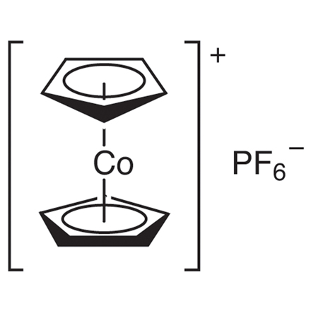 Bis(cyclopentadienyl)cobalt(III) Hexafluorophosphate Chemical Structure of Bis(cyclopentadienyl)cobalt(III) Hexafluorophosphate