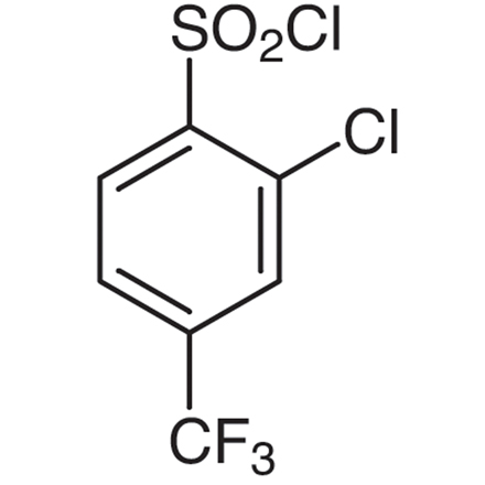 2-Chloro-4-(trifluoromethyl)benzenesulfonyl Chloride Chemical Structure of 2-Chloro-4-(trifluoromethyl)benzenesulfonyl Chloride