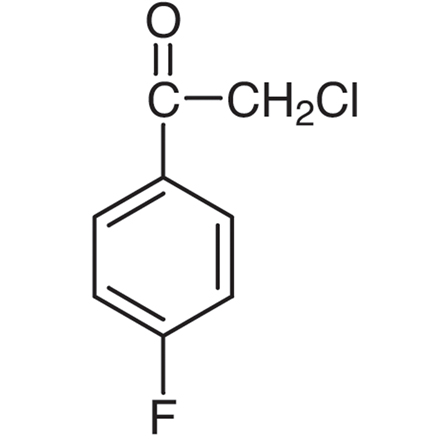2-Chloro-4'-fluoroacetophenone Chemical Structure of 2-Chloro-4'-fluoroacetophenone