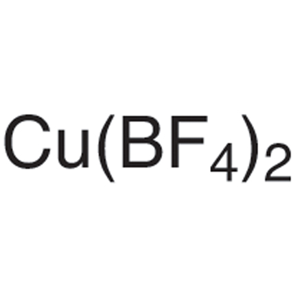 Copper(II) Tetrafluoroborate (ca. 45% in Water) Chemical Structure of Copper(II) Tetrafluoroborate (ca. 45% in Water)